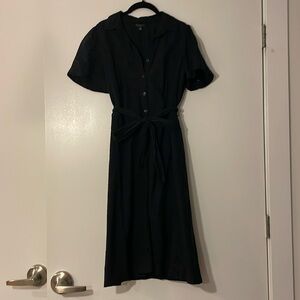 ANN TAYLOR Midi Eyelet Shirt Dress (8P)